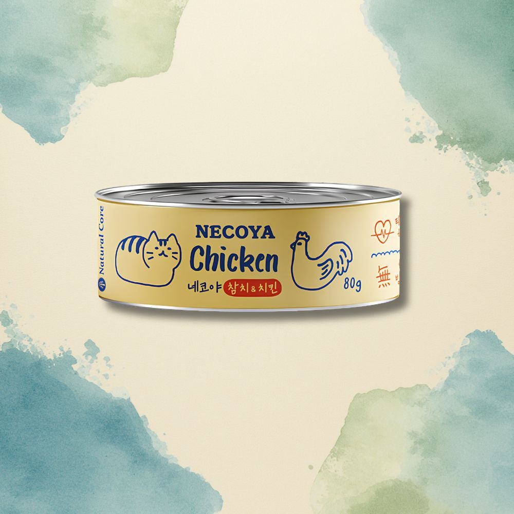 [오늘출발] 네츄럴코어 네코야캔 참치 치킨 80g