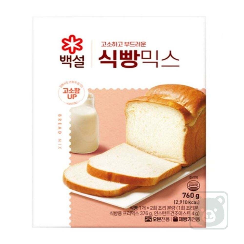 꼭필스 식빵믹스 760G 3개 식빵만들기재료 홈메이드식빵 간편베이킹
