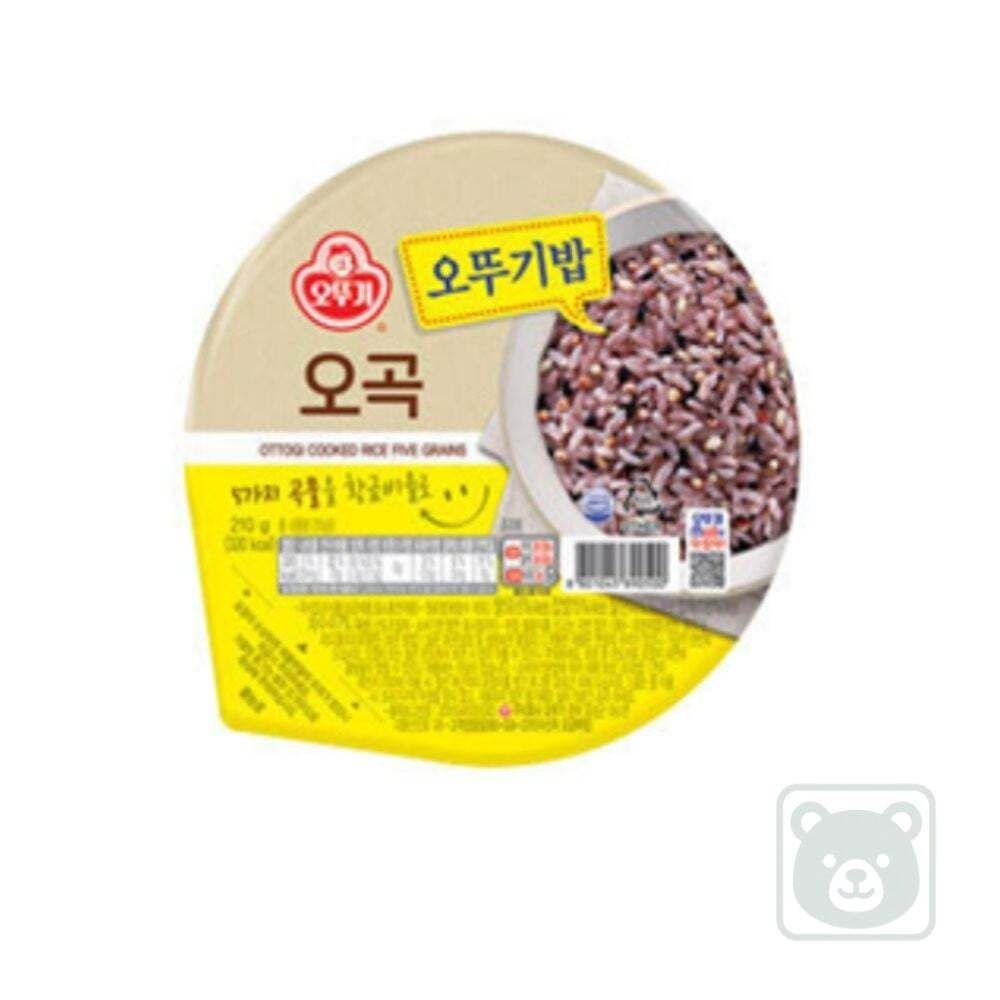 꼭필스 오뚜기 오곡밥 210G 12개 보관용밥 전자렌지밥 야외간편식