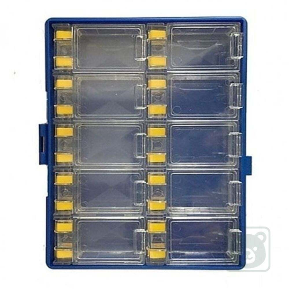 꼭필스 전자부품 보관케이스 171X132X31MM 연구소보관함 작은부품케이스 부품수납박스