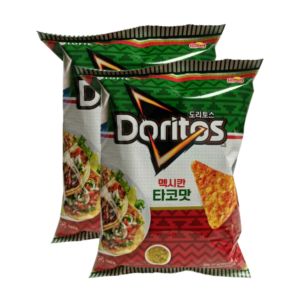 롯데 롯데리아 롯데 도리토스 맥시칸타코 70g x 2개