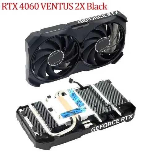 MSI GeForce RTX 4060 Ventus 2X 검은색 8G OC 게이밍 비디오 카드