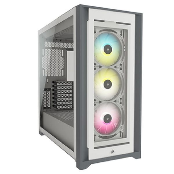 CORSAIR iCUE 5000X RGB 미들타워 화이트 4046818