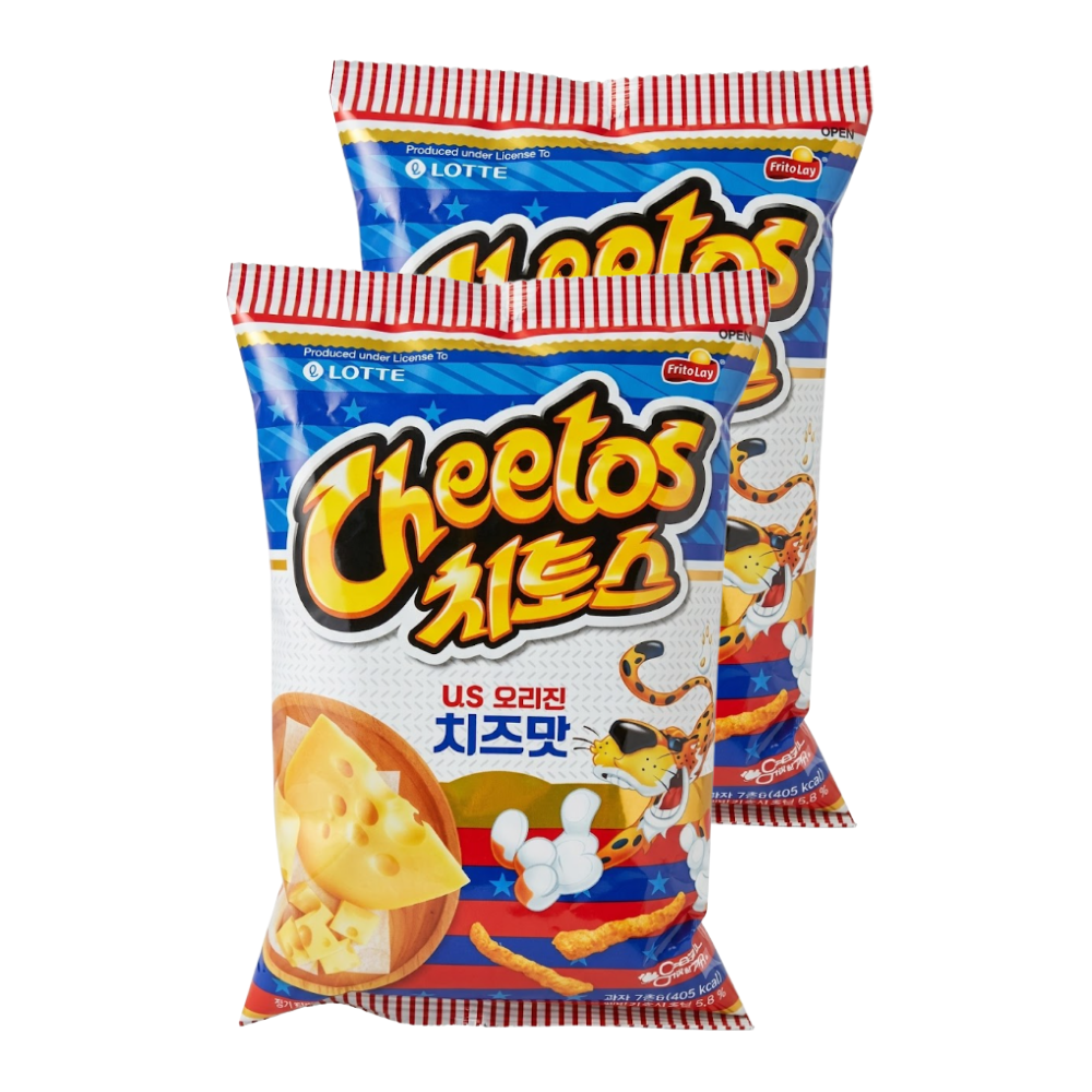 롯데 롯데리아 롯데 치토스 US오리진 치즈 72g x 2개