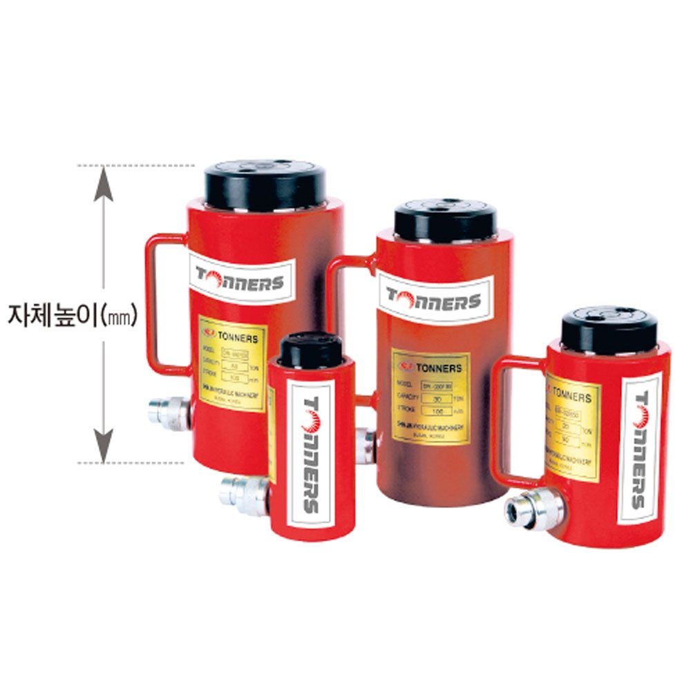 신진유압 유압램 단동 50톤 200mm DR050200 32507047
