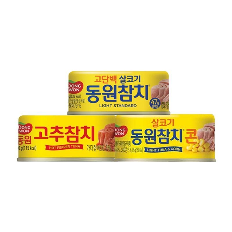 동원참치 라이트스탠다드 85g 60캔/고추참치/콘참치