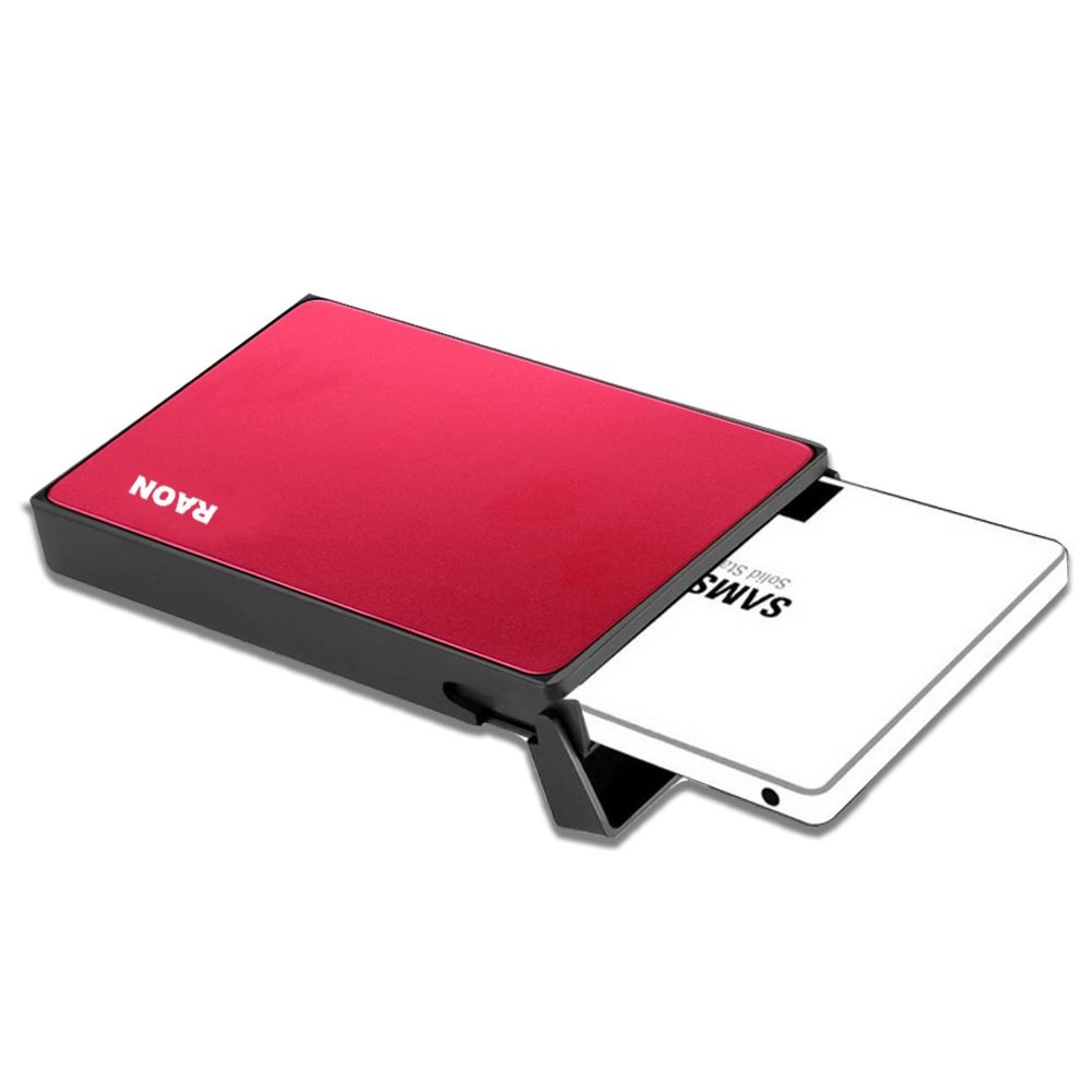 (현대Hmall) 라온 HC-V200 USB3.0 2.5인치 HDD SSD UASP 외장하드케이스 레드
