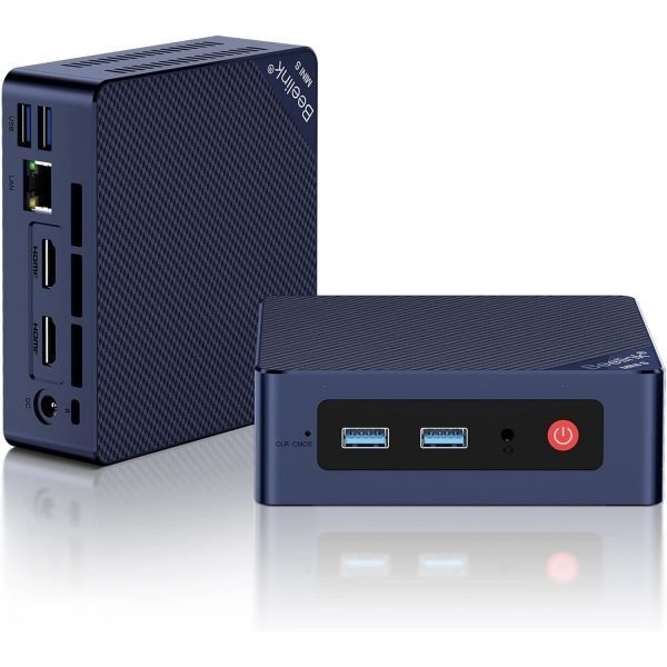 Beelink [해외] Beelink 비링크 Mini S13 미니 PC 13세대 인텔 트윈 레이크 N150 최대 3.6GHz 업그레이드된 N100 16GB DDR4 500GB M.2 SSD HTPC 사무