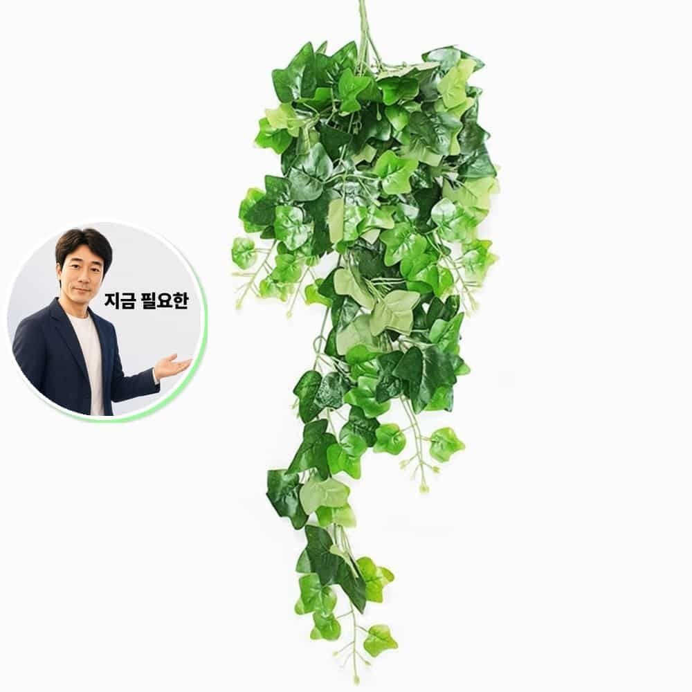 [쌍문상회 협력사]지금 필요한 풍부한 생화같은덩쿨식물 짙은색인조아이비덩쿨 행잉조화