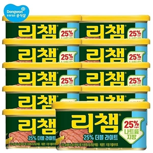 [동원에프앤비]동원 리챔 더블라이트 200g x 10캔