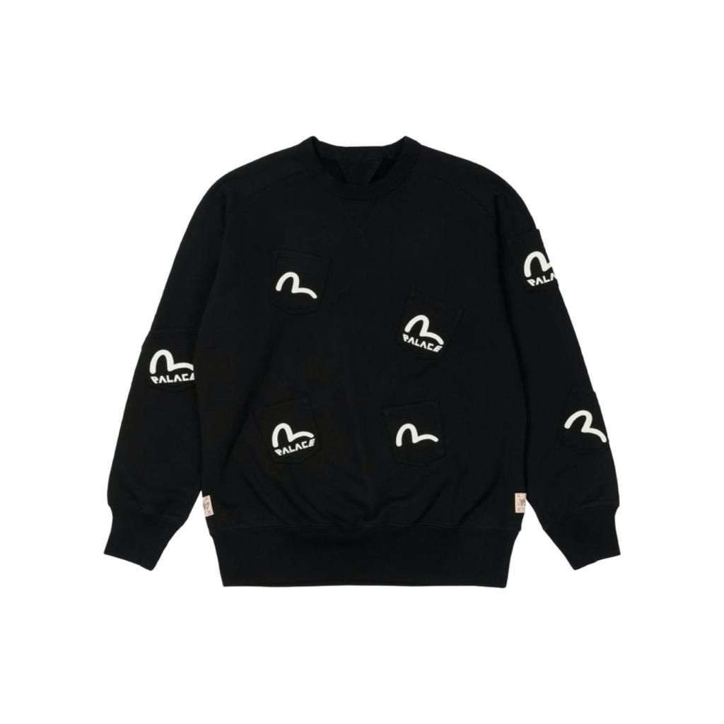[해외] 팔라스 x 에비수 멀티 포켓 크루넥 블랙   21FW 42076