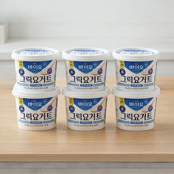 [온누리7%혜택]매일 바이오 그릭요거트 플레인 무가당 400g x 6