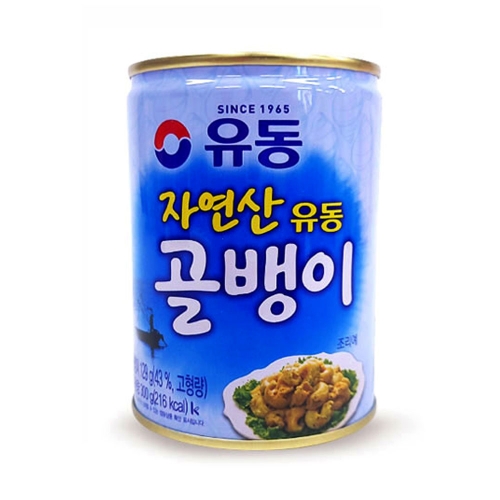 유동 자연산 골뱅이 통조림 캔 300g