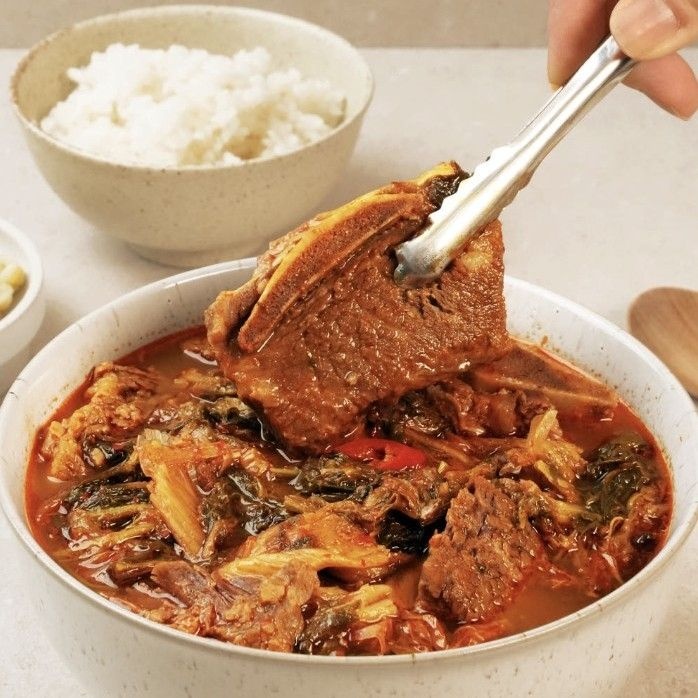 [4팩 15,890원]국내산 소갈비x고랭지 우거지x한우사골 갈비탕 600g 4팩