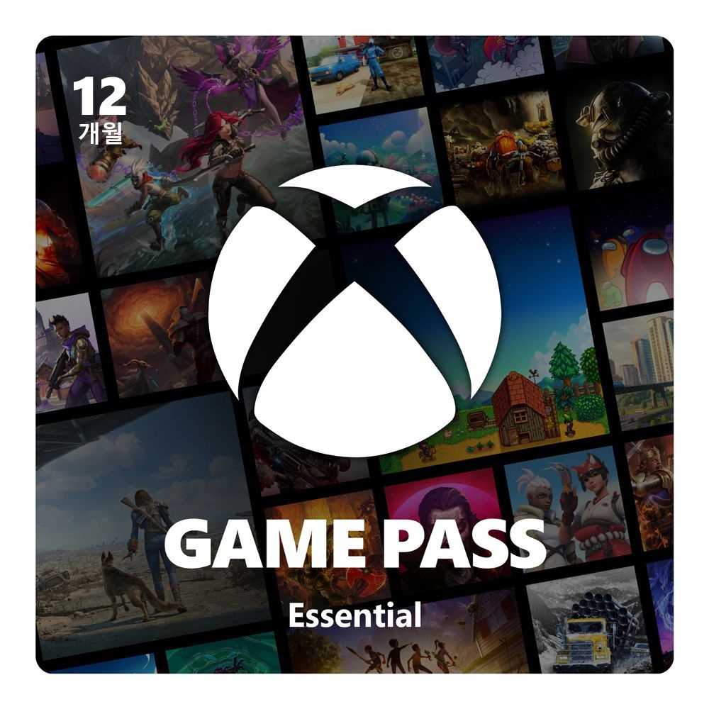 [오늘출발] 마이크로소프트 Xbox 게임패스 에센셜 12개월 이용권 / 한국전용 - xbox Digital Code