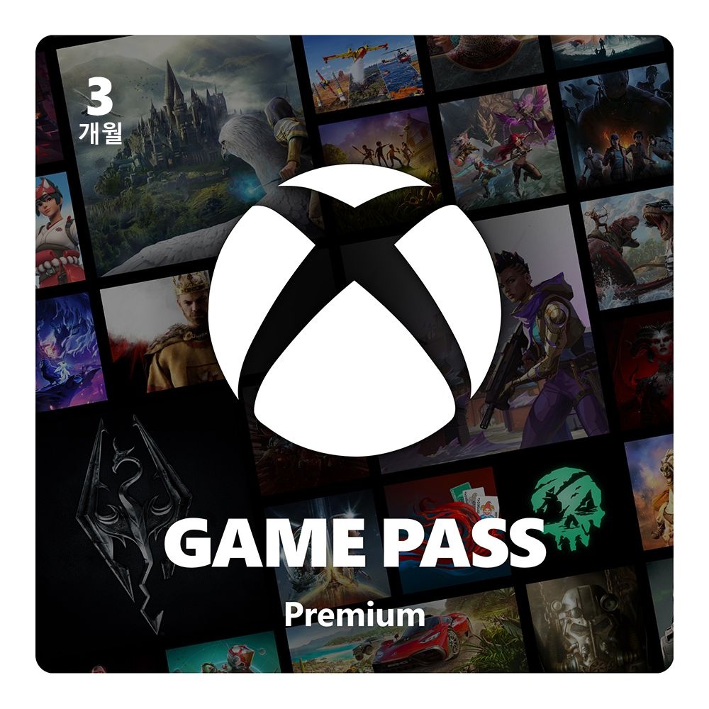 마이크로소프트 Xbox 게임패스 프리미엄 3개월 이용권 / 한국전용 - Digital Code
