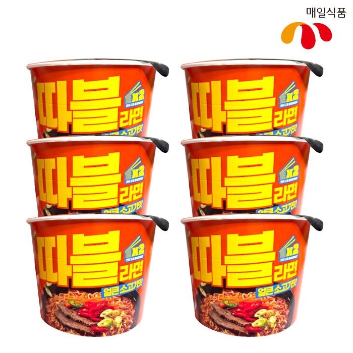 따블라면 얼큰소고기 맛 6개/12개(이마트24시)