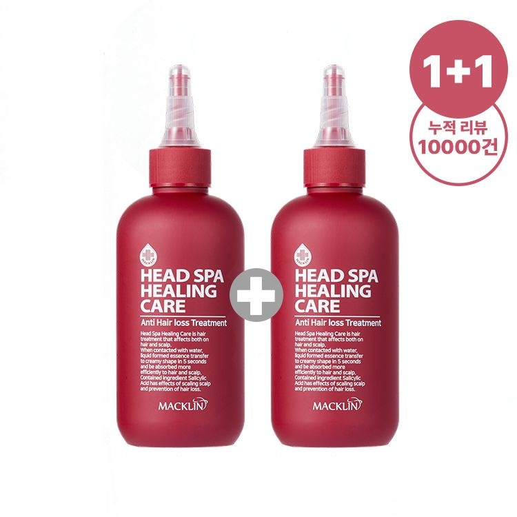 [오늘출발] 맥클린코스메틱 [손상모/탈모완화]헤드스파 힐링케어 트리트먼트 200ml 2개