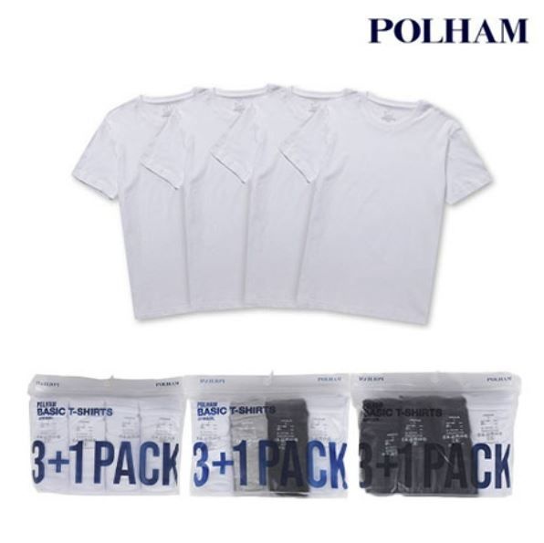 공용 3+1PACK 반팔 티셔츠 패키지 PHG5TR3100