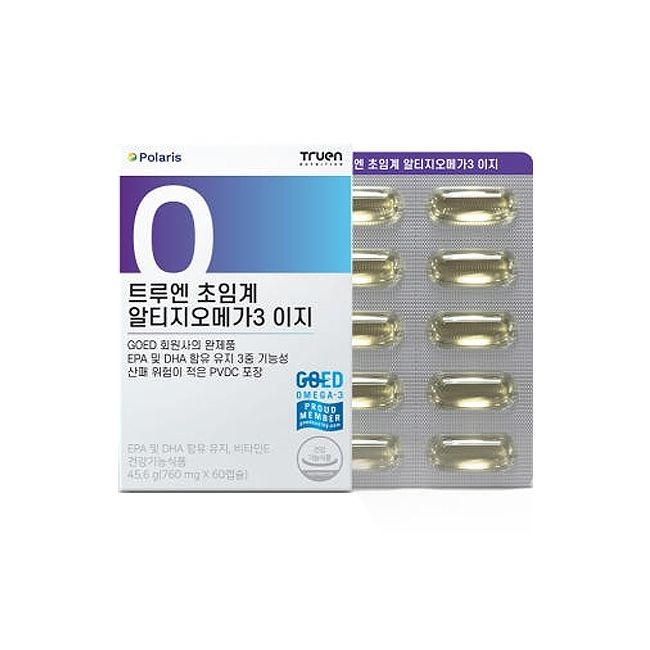 트루엔 초임계 알티지 오메가3 이지 760mg x 60캡슐 1개