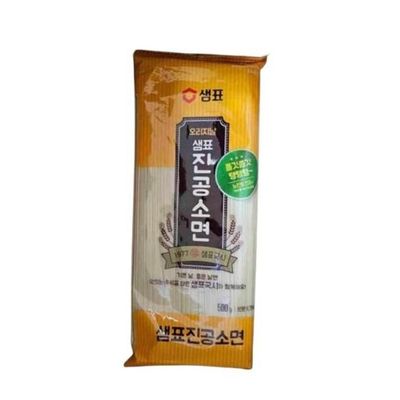 샘표 진공소면 500g 비빔 멸치 닭한마리 사리 캠핑 전골