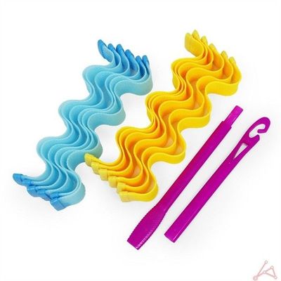 ノーヒットウェーブグルーフセルフヘアウェーブヘアロールゴードライドライ