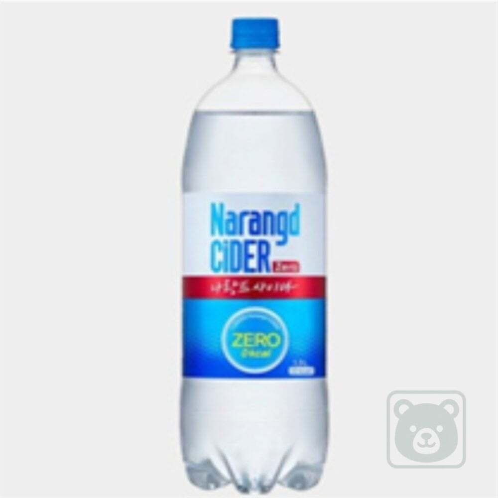 꼭필스 나랑드사이다 제로 1.5L 12페트 여름음료 제로사이다 업소용음료