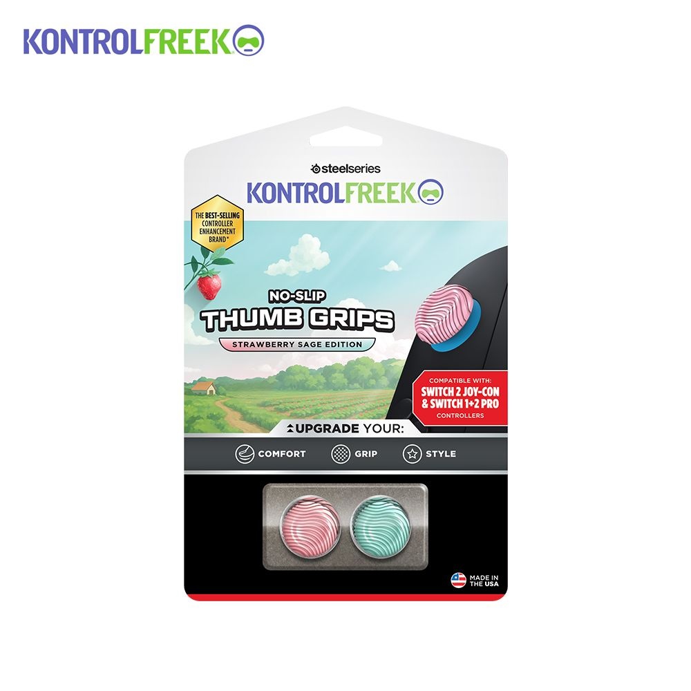 컨트롤프릭 Strawberry Sage Edition 썸그립 미끄럼방지 스틱커버 4개입