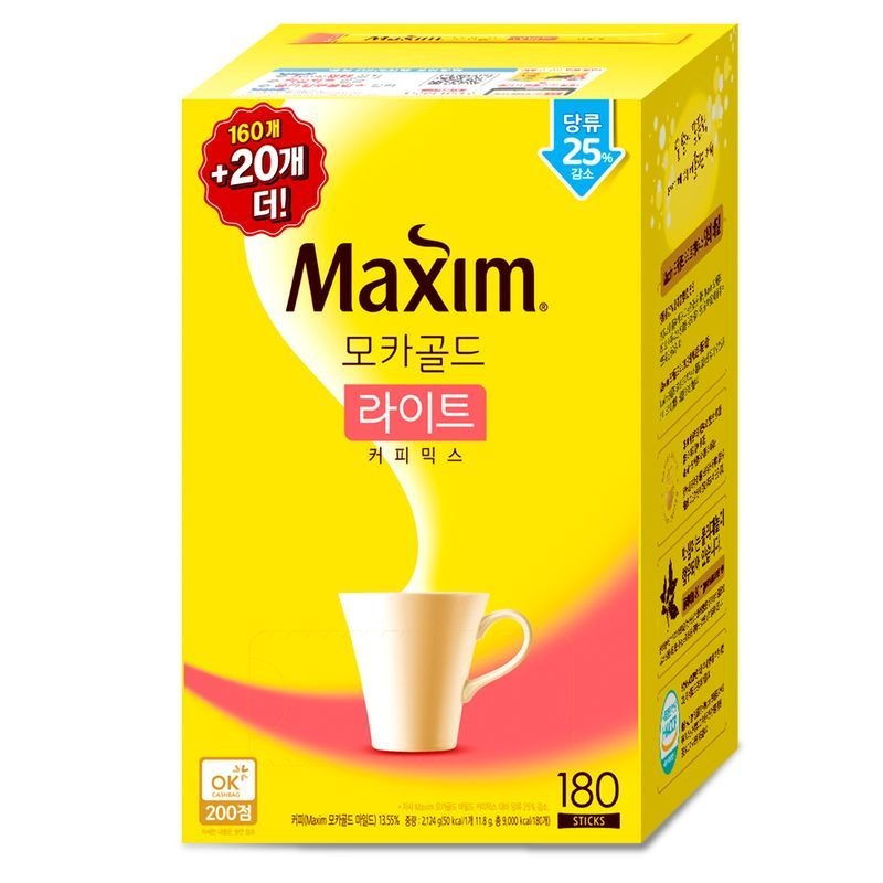 맥심 모카골드 라이트 커피믹스 360T(180T+180T)