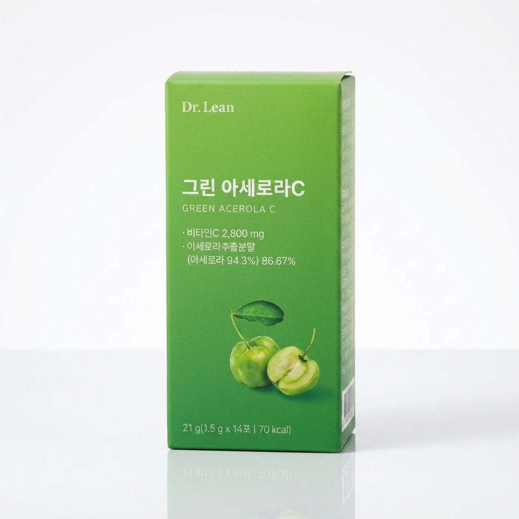 닥터린 그린 아세로라 분말 비타민C 14포 1박스