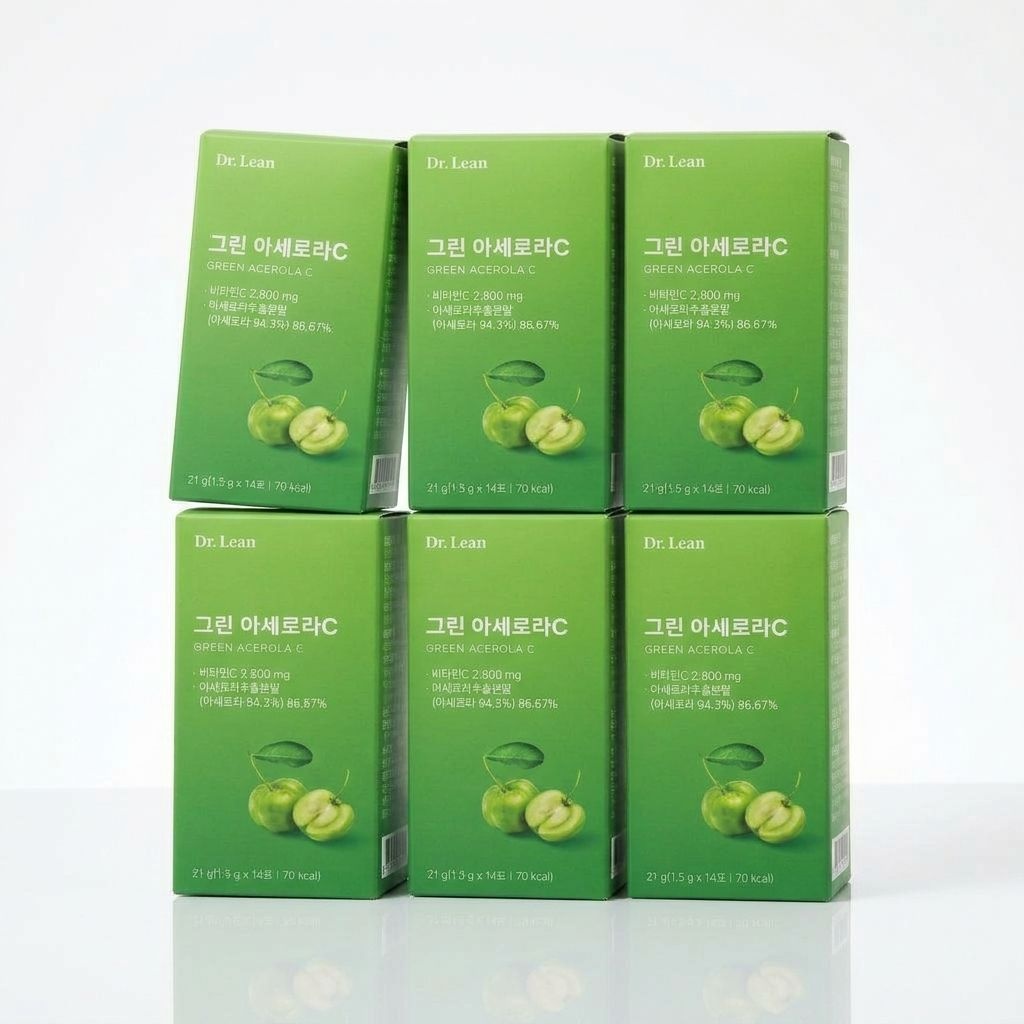 닥터린 그린 아세로라 분말 비타민C 14포 6박스