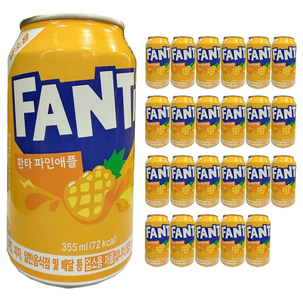 코카콜라 환타 파인애플 355ml x 24캔