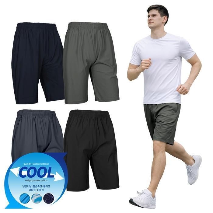 [패션플러스][웰파코리아]냉감 데일리 쿨 스판 5부 반바지 (49068894)