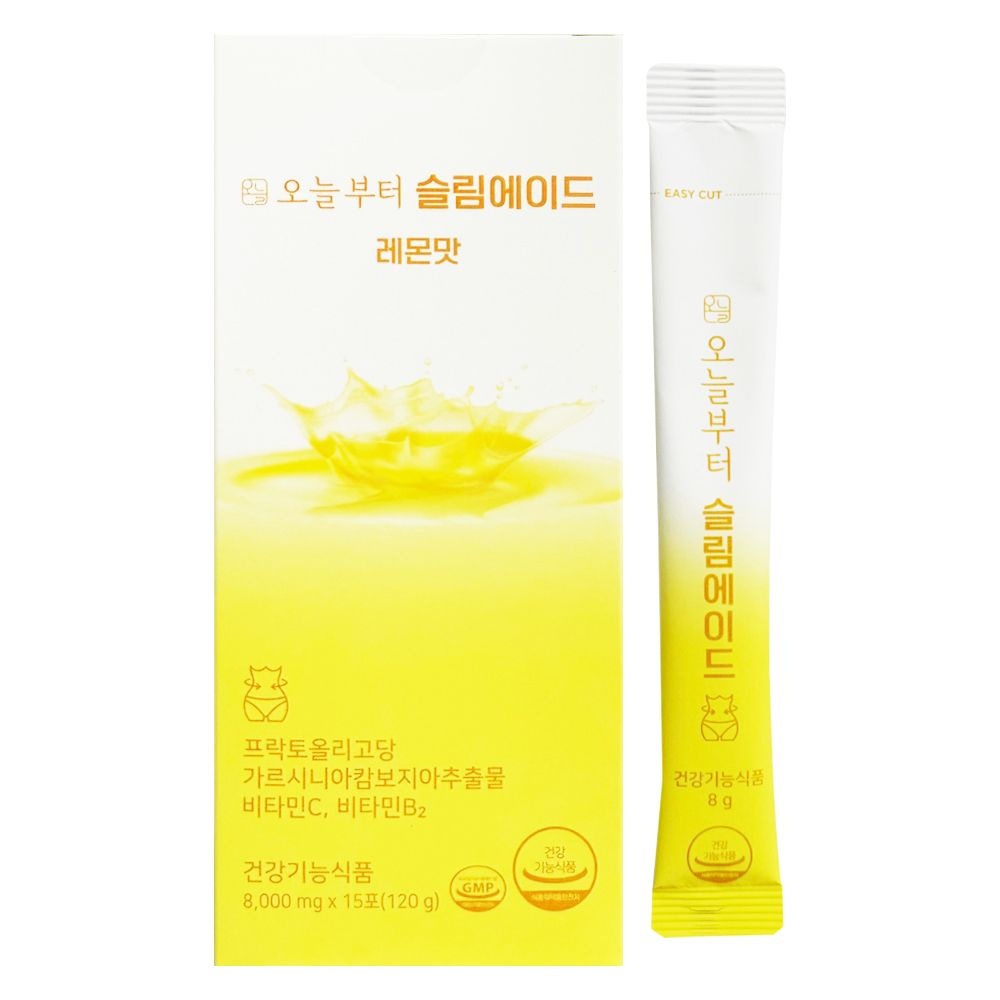 오늘부터 슬림에이드 레몬맛 8000mg x 15포 1개 / 써클