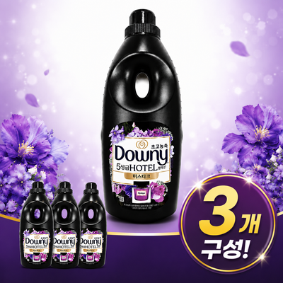 다우니 호텔 컬렉션 미스티크 초고농축 섬유유연제 본품 1.05L X 3개 하루템