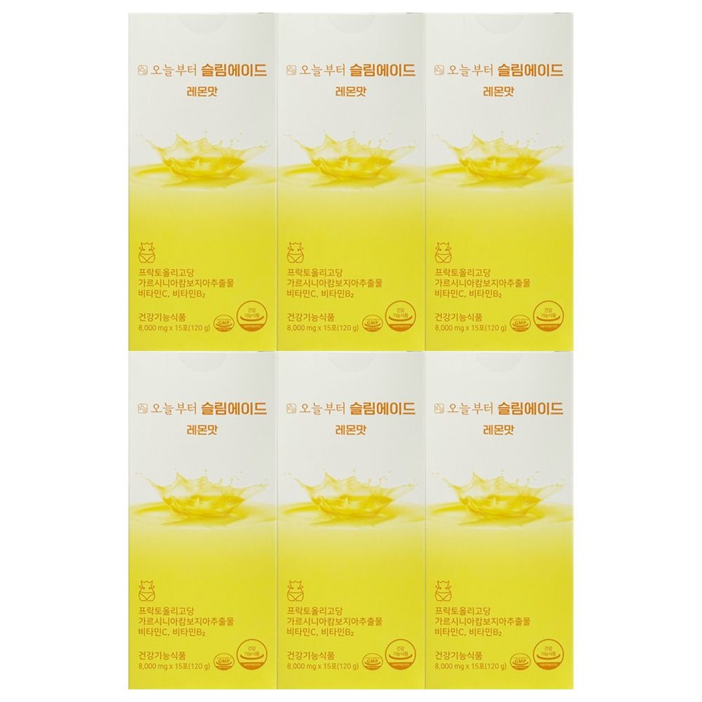 오늘부터 슬림에이드 레몬맛 8000mg x 15포 6개 / 써클
