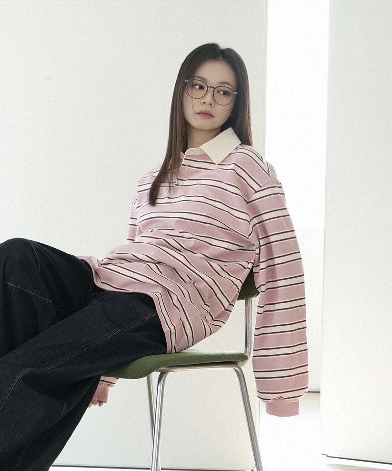 WAARFORWOMAN WT-17 럭비 스트라이프 티 (3COLORS) 5007481308 164909