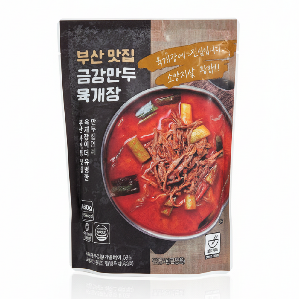 금강만두 육개장 630g, 8개