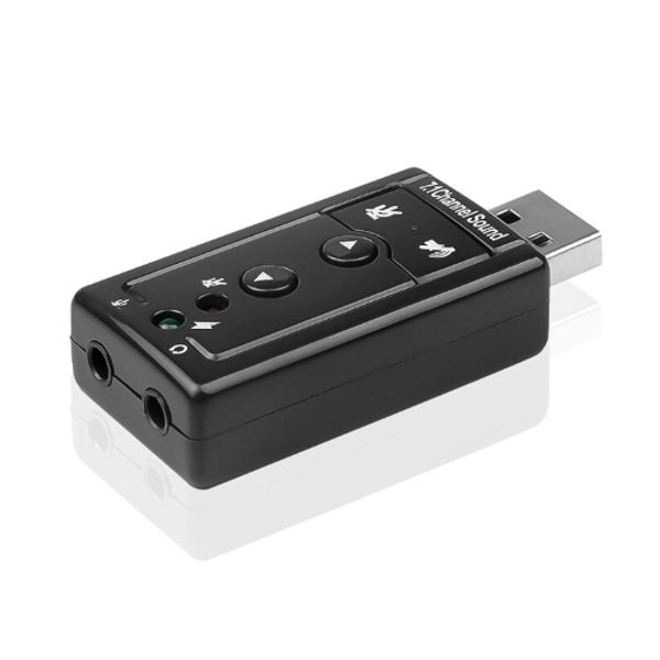 USB 사운드 카드 - 7.1채널 입출력 포트 (T-USOUND71)