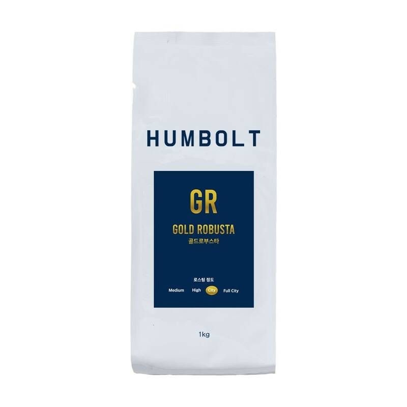 훔볼트 골드로부스타 피베리(스페셜티) 블렌드 원두 커피1kg 로스팅 분쇄