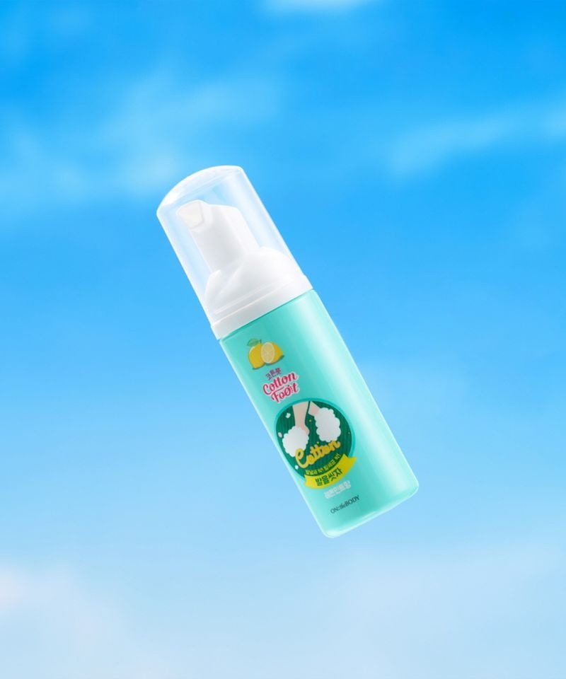 ONTHEBODY 코튼풋 발을씻자 풋샴푸 여행용 레몬 50ml x 3개 4127593