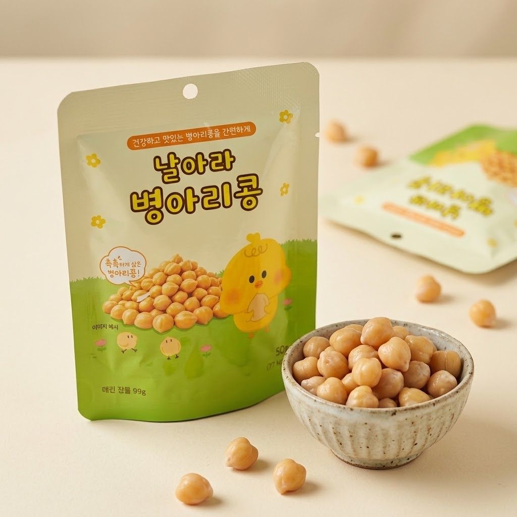 날아라 건조 비건식 껍질제거 병아리콩 샐러드 50g
