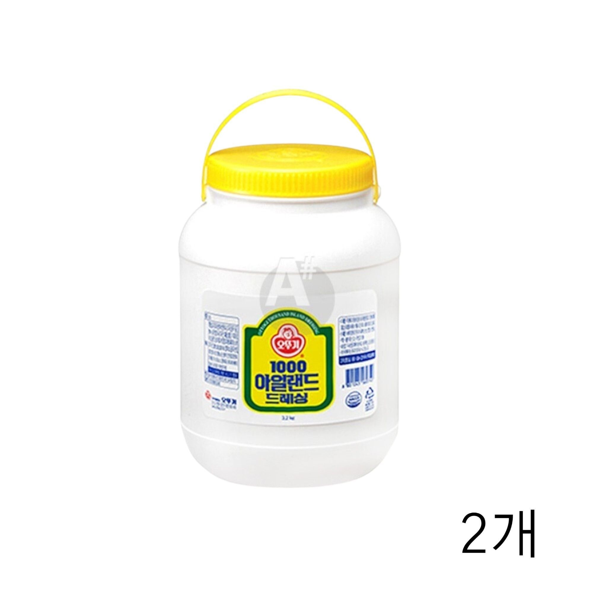 오뚜기 1000 아일랜드 드레싱 3.2Kg X2개 샐러드소스