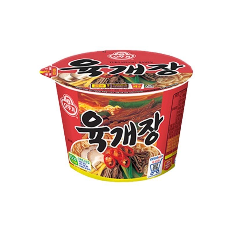 오뚜기 육개장 용기 12개입/컵라면