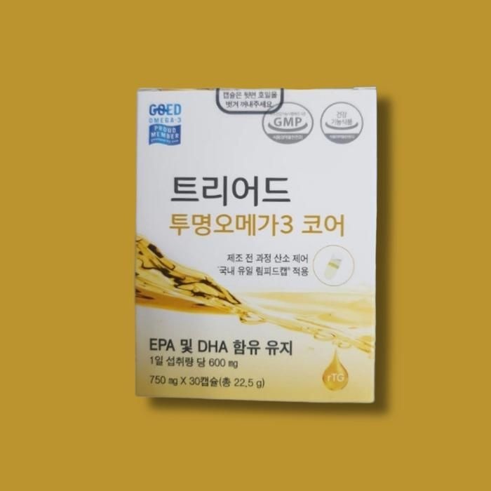 셀로닉스 트리어드 투명오메가3 코어 30캡슐 1박스
