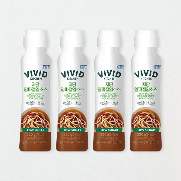비비드키친 저당 양파절임소스 220g x 4개 954844
