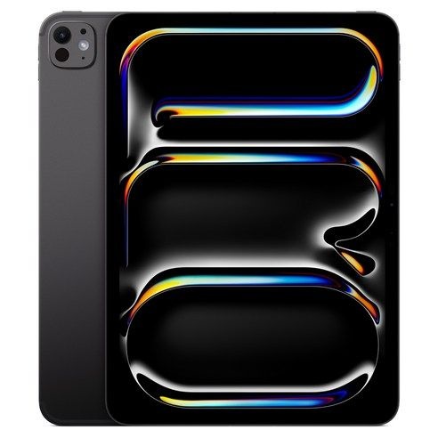 Apple 2025 아이패드 프로 11(M5 모델) 스탠다드 글래스, 스페이스 블랙, 512GB, Wi-Fi+Cellular