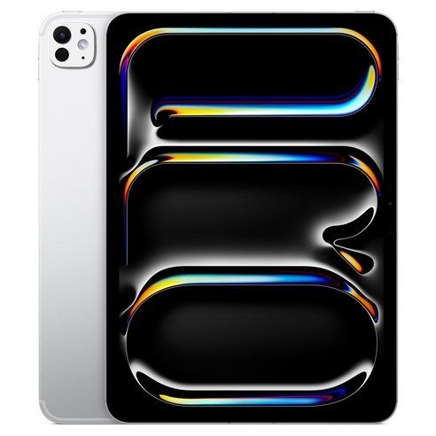 Apple 2025 아이패드 프로 11(M5 모델) 스탠다드 글래스, 실버, 1TB, Wi-Fi+Cellular