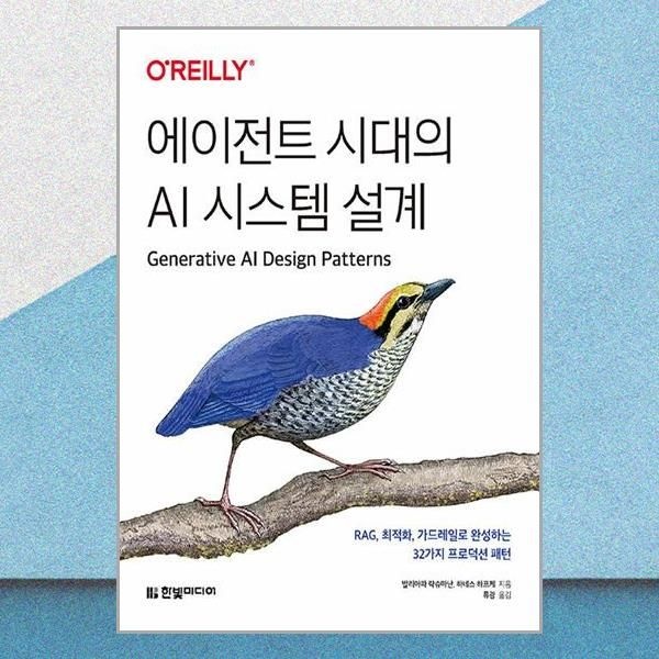 에이전트 시대의 AI 시스템 설계 RAG, 최적화, 가드레일로 완성하는 32가지 프로덕션 패턴 발리아파 락시마난 책 도