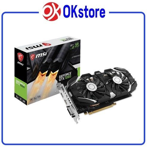 MSI GEFORCE GTX 1060 3GT OC GDDR5 3GB 그래픽카드, GTX1060 3GT OC